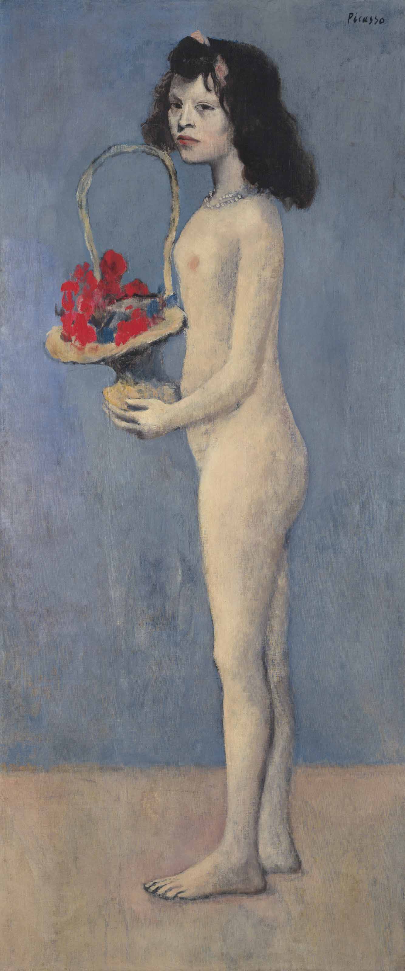 Pablo Picasso Fillette à la corbeille fl