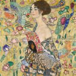 Gustav Klimt Dame mit Fächer (Lady with