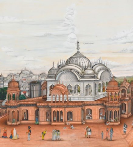 A Panoramic View of Alwar, attributed to Ghulam &rsquo; Ali Khan, Delhi, circa 1820. Estimate &pound;80,000 to 120,000.