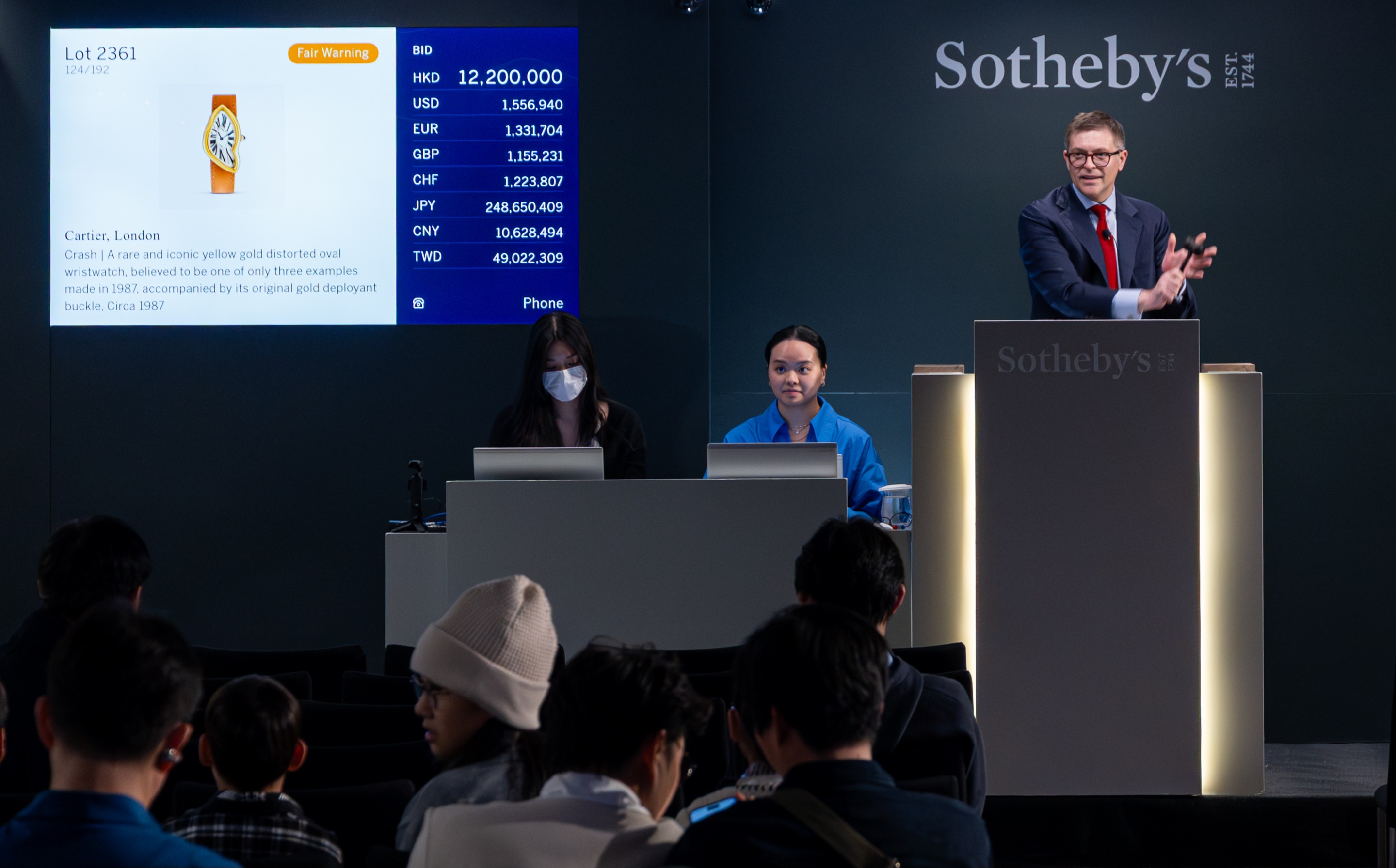 Sotheby's Hong Kong Important Watches Sale Soars to US$52.9M