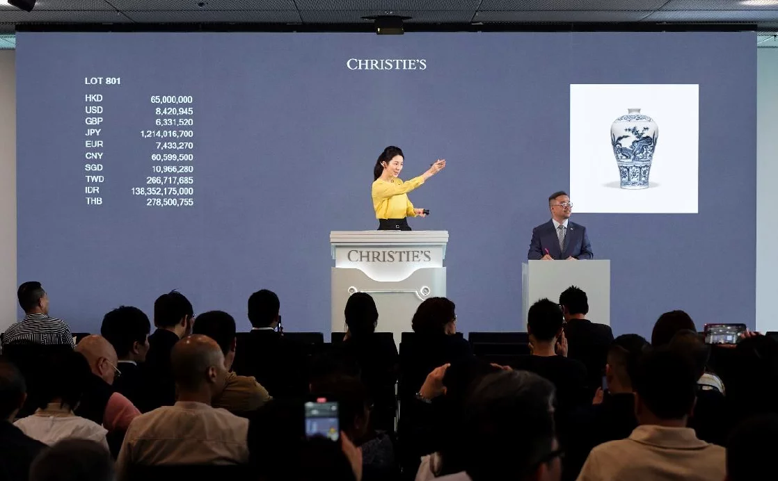 Christie's 'Ravishing Blue' Imperial Porcelains Sell 100 Percent in Hong Kong