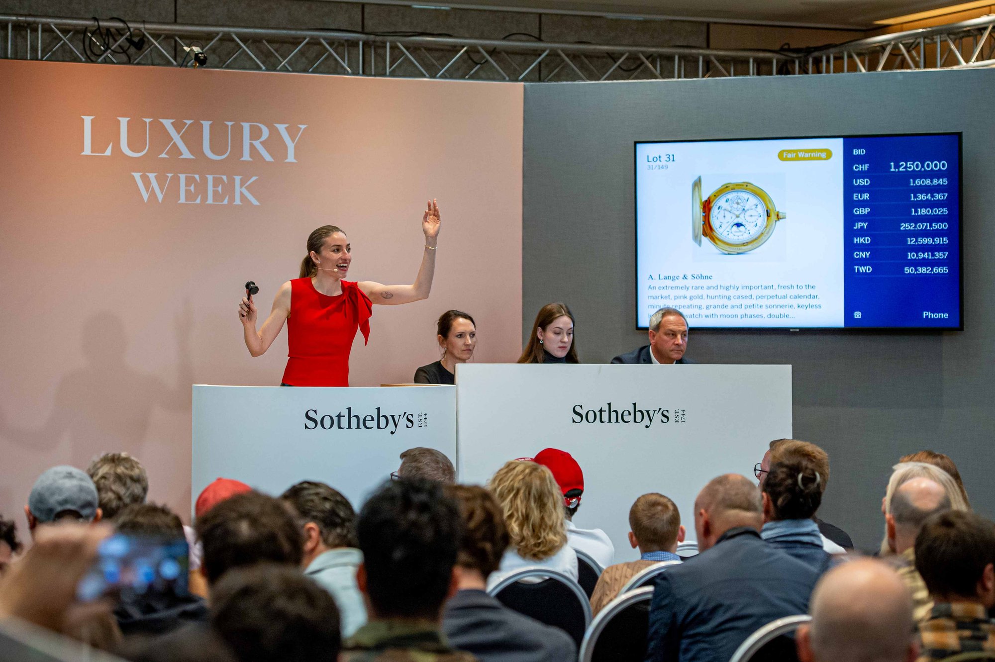 Sotheby's Important Watches Sale Breaks New Records in Geneva