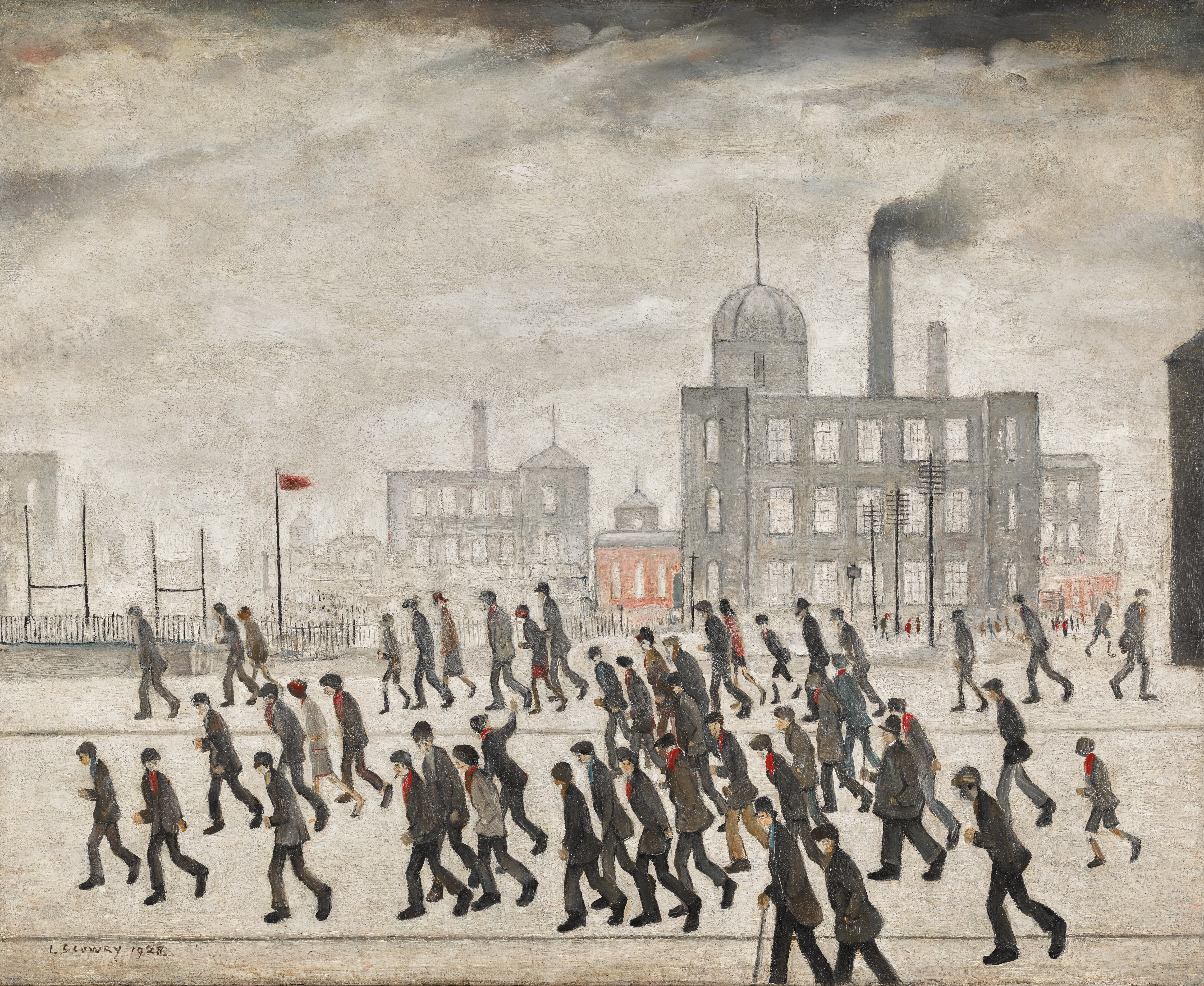 L.S. Lowry's Earliest Sports Painting Comes to Sotheby's London, 2021