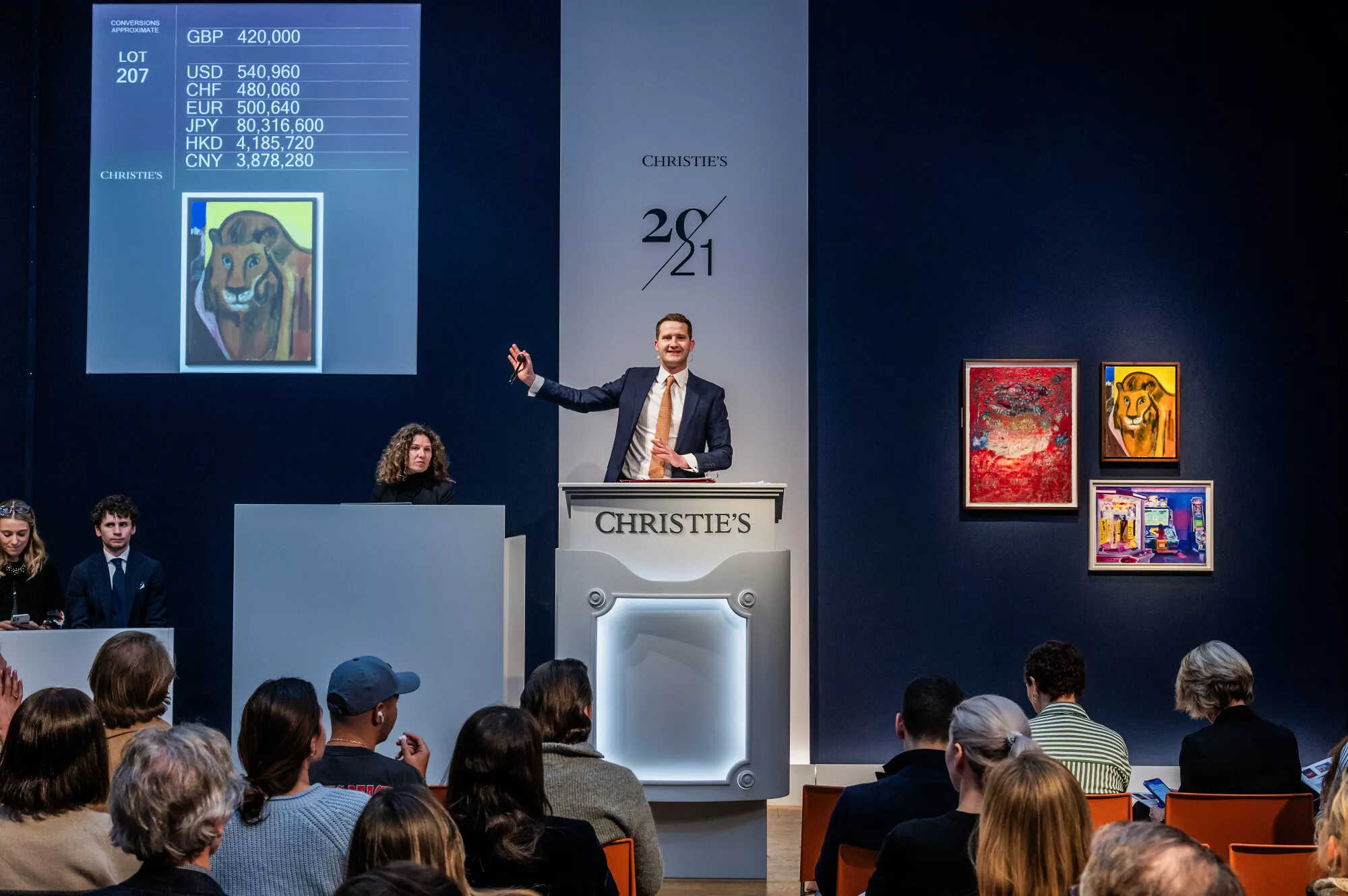 Christie’s raised £1,251,814 to benefit Great Ormond Street Hospital Charity in its Post-War and Contemporary Art Day Sale