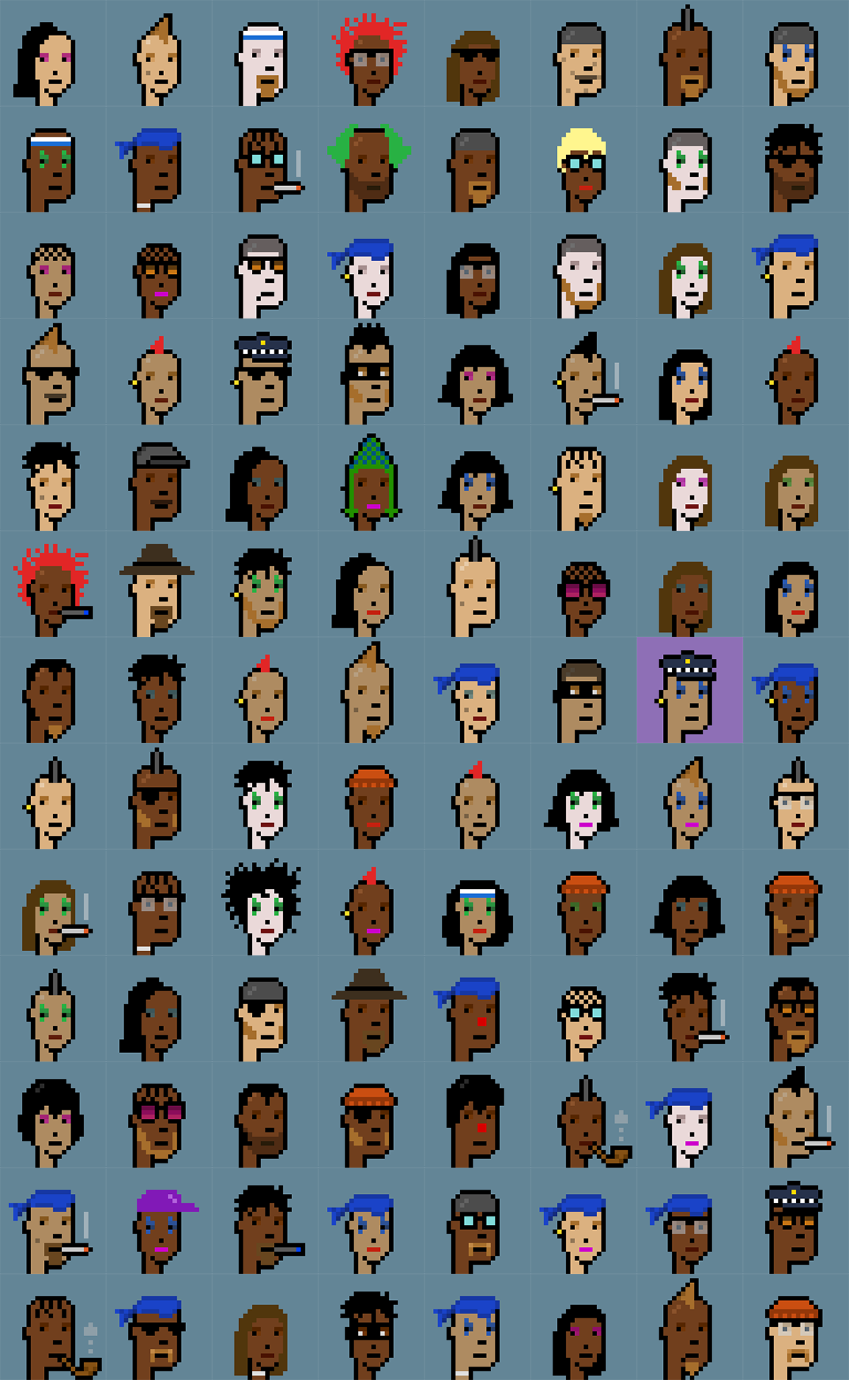 Sotheby’s to Present Landmark Live Evening Auction For Single Lot of 104 CryptoPunk NFTs