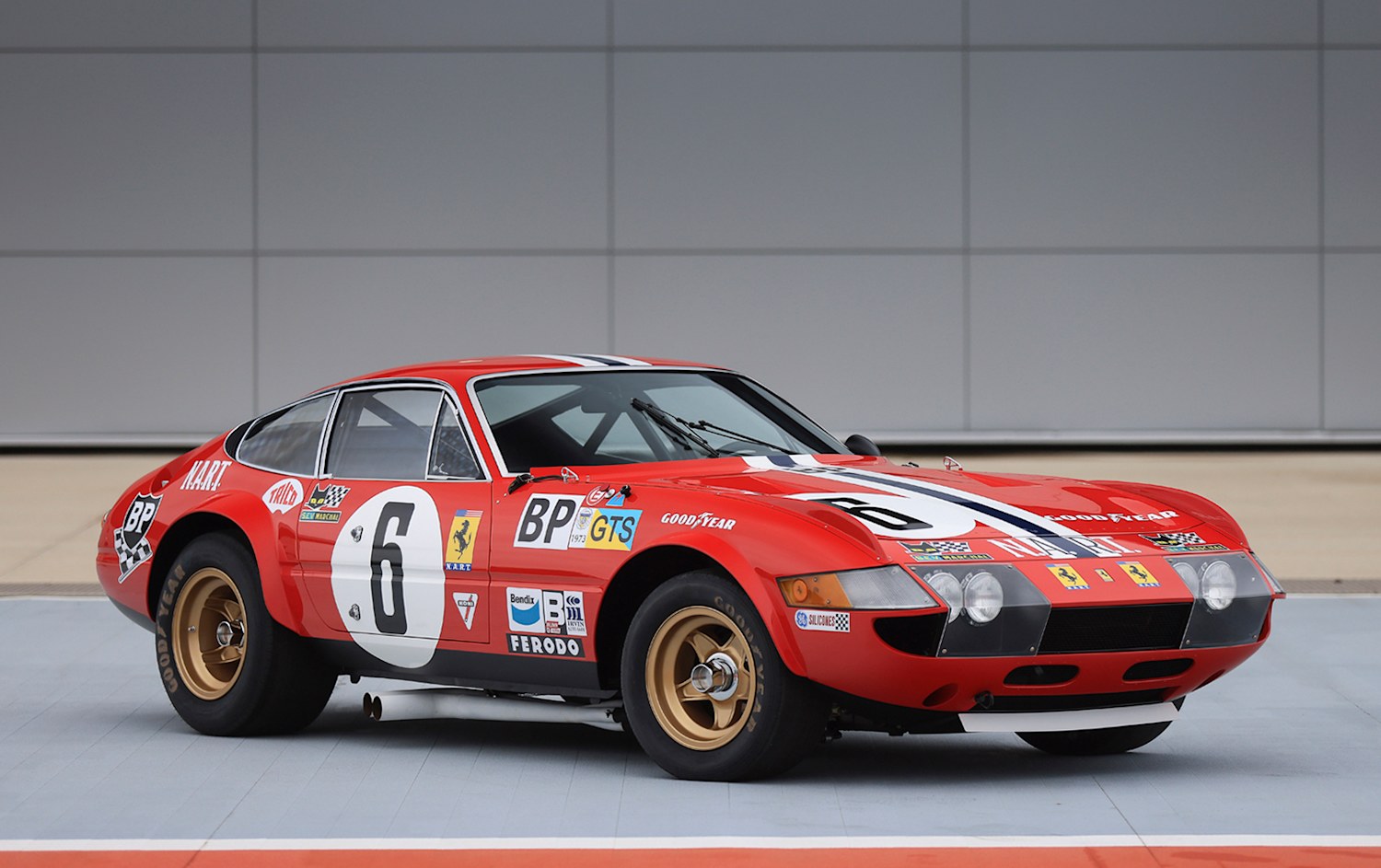 Gooding Christie’s Presents ex-Le Mans N.A.R.T. 1973 Ferrari 365 GTB/4 Daytona Competizione for Pebble Beach