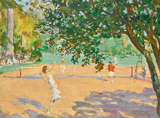 Sir John Lavery, Les orangers du Beau Site de Cannes, 1929. Estimate 300,000 to 500,000 pounds.