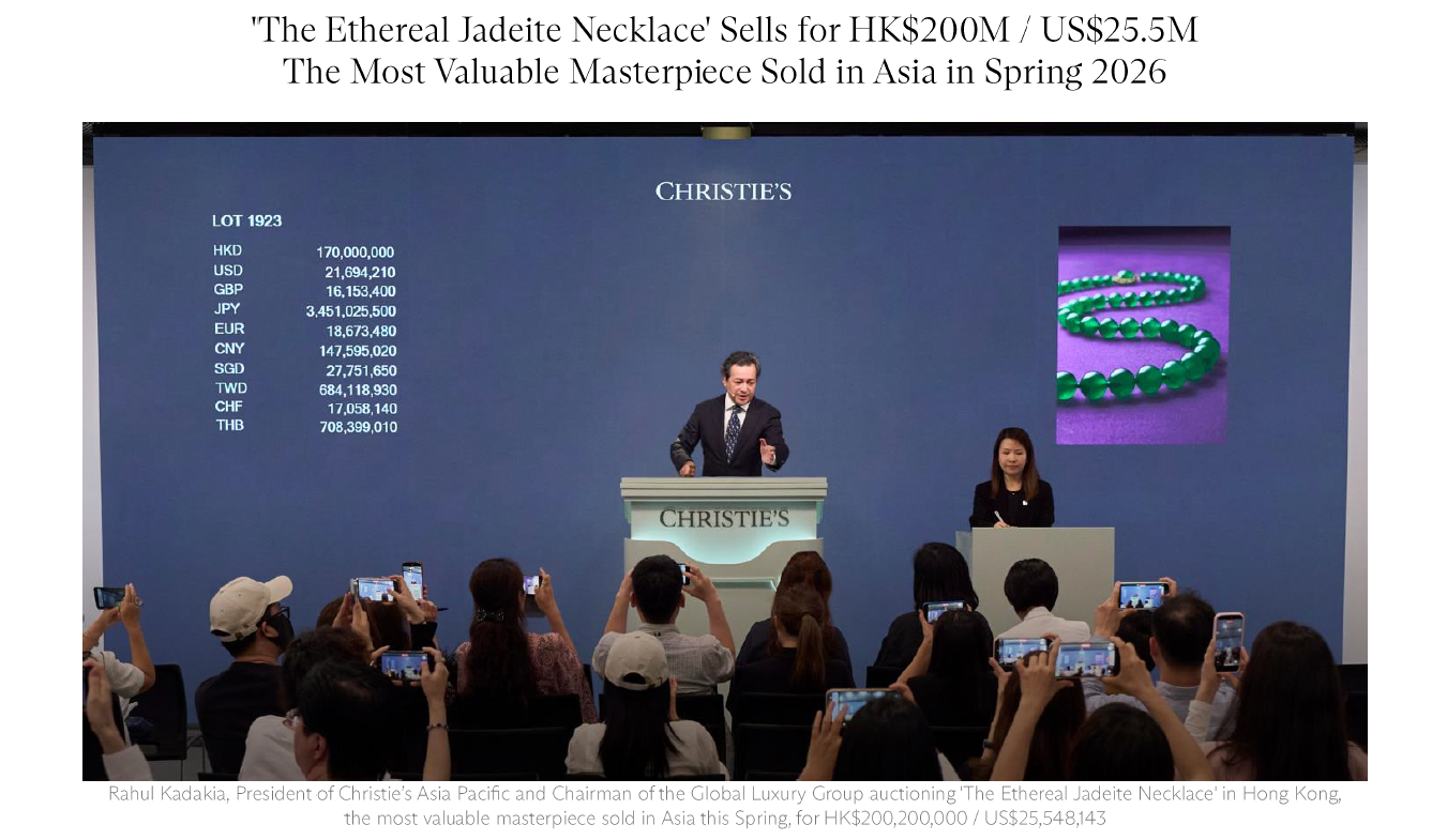 Christie’s Hong Kong Magnificent Jewels Sale Totals Market-Leading HK$581M / US$74M