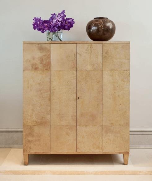 Jean-Michel Frank, a cabinet clad in parchment. Estimate $400,000 to 600,000.