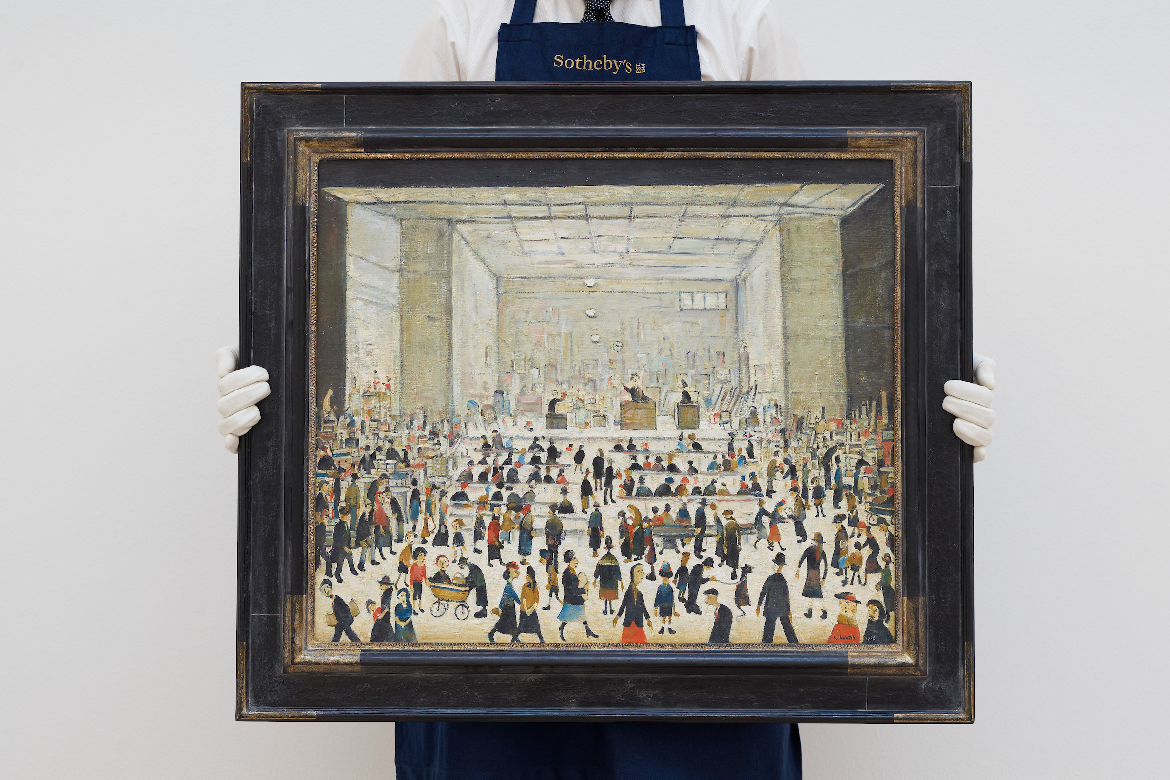 L.S. Lowry’s ‘The Auction’ at Sotheby’s London
