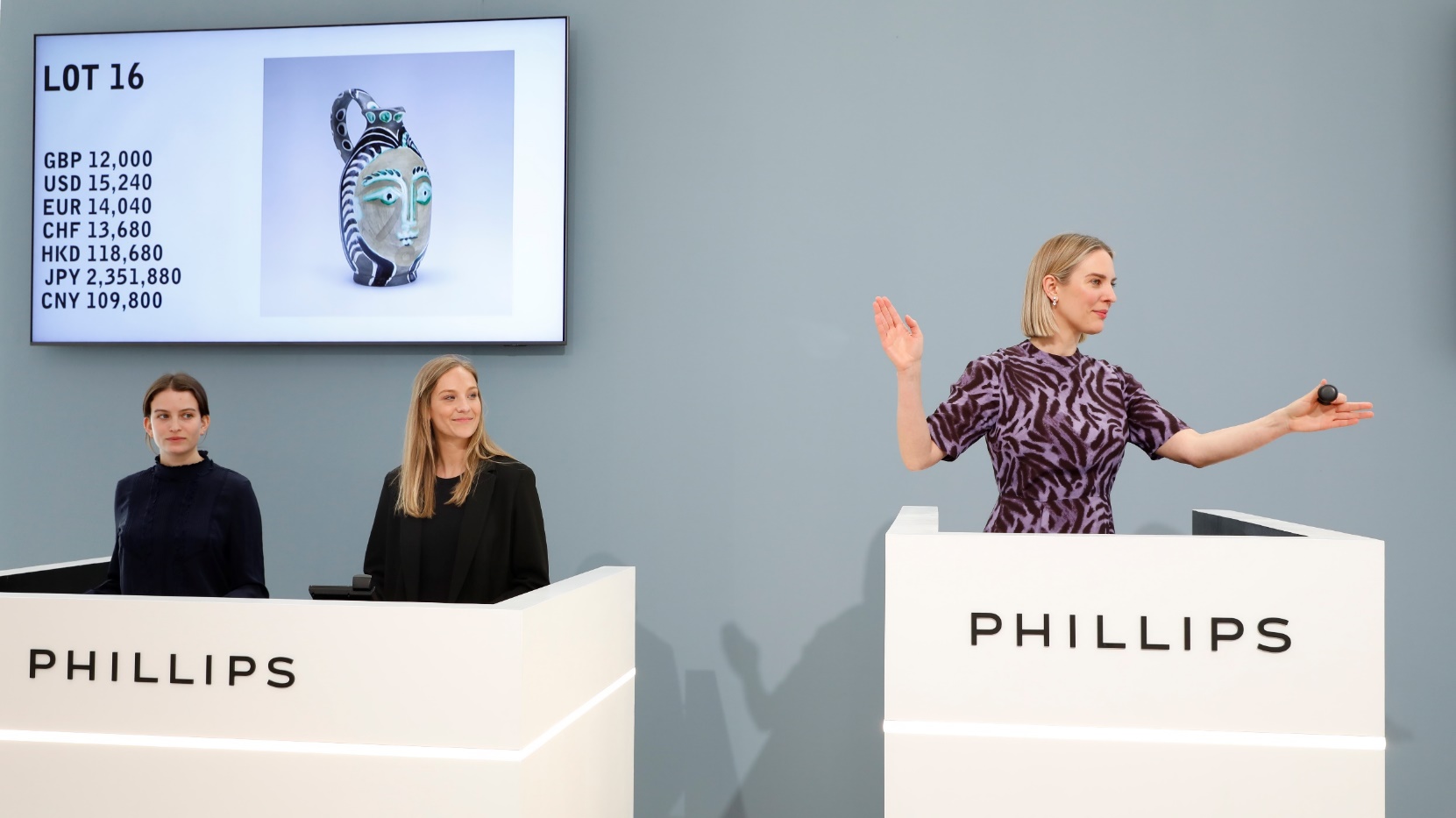 Phillips’ Second Annual Dedicated Pablo Picasso: Paper & Clay Auction Sets Three Auction Records and Achieves £442,468