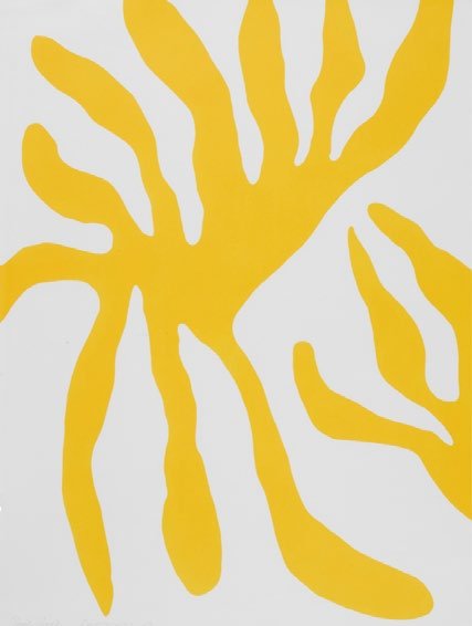 William Turnbull, Yellow Leaf Form, 1967.