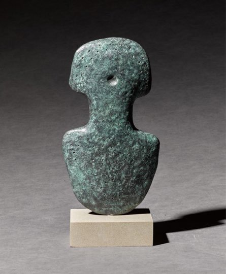 William Turnbull, Venus, 1980. Bronze, estimate &pound;30,000 to 50,000.