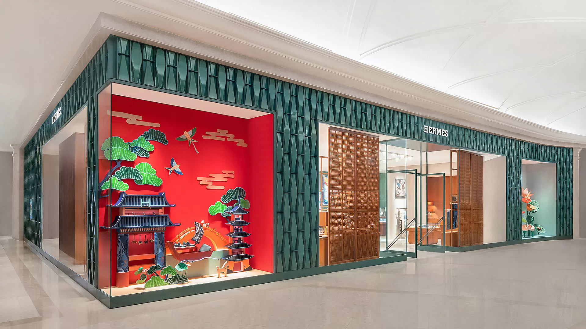 Hermès unveils its newly expanded store in Macau, inspired by its vibrant surroundings