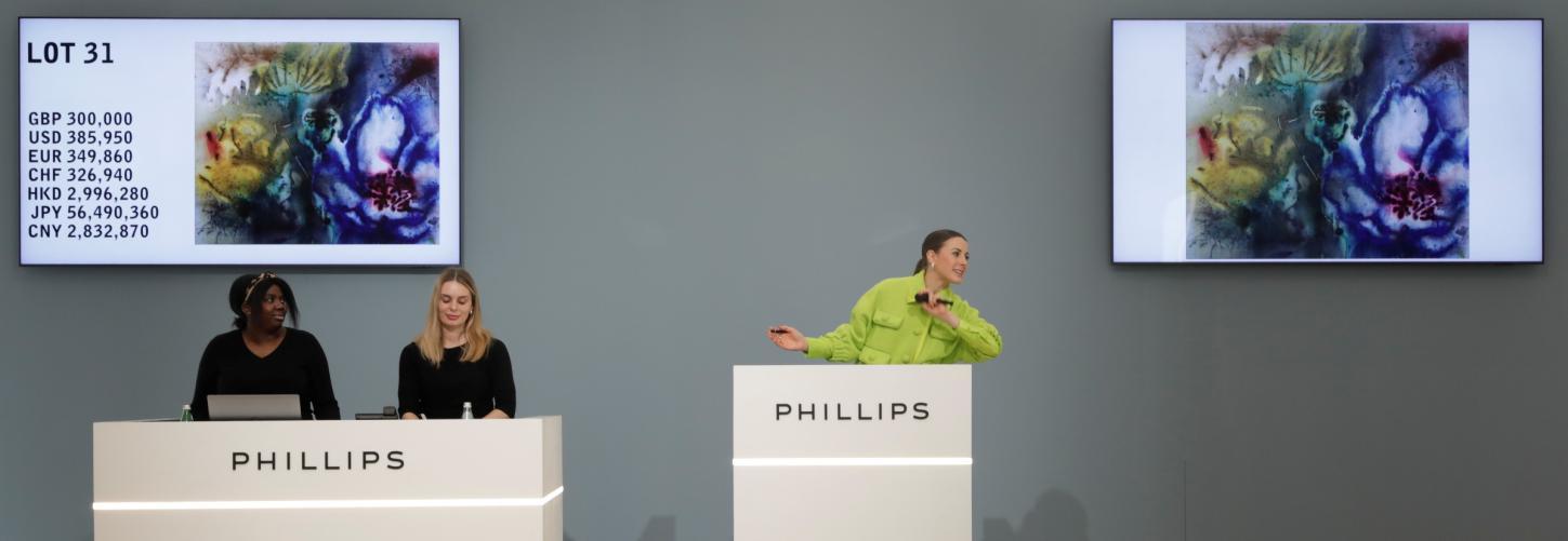 Phillips’ New Now: Modern & Contemporary Art Sale Achieves £3.3 Million, Led by Cai Guo-Qiang