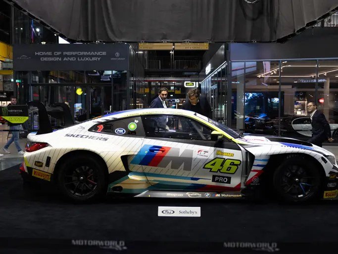 2022 BMW M4 GT3 raced by Valentino Rossi, sold for €646,250