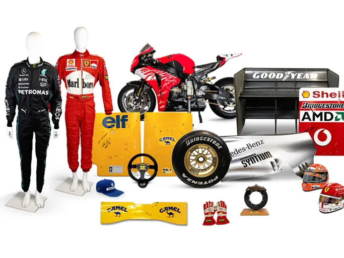RM Sotheby's Presents 'The Champions': Schumacher and F1 Legends Memorabilia