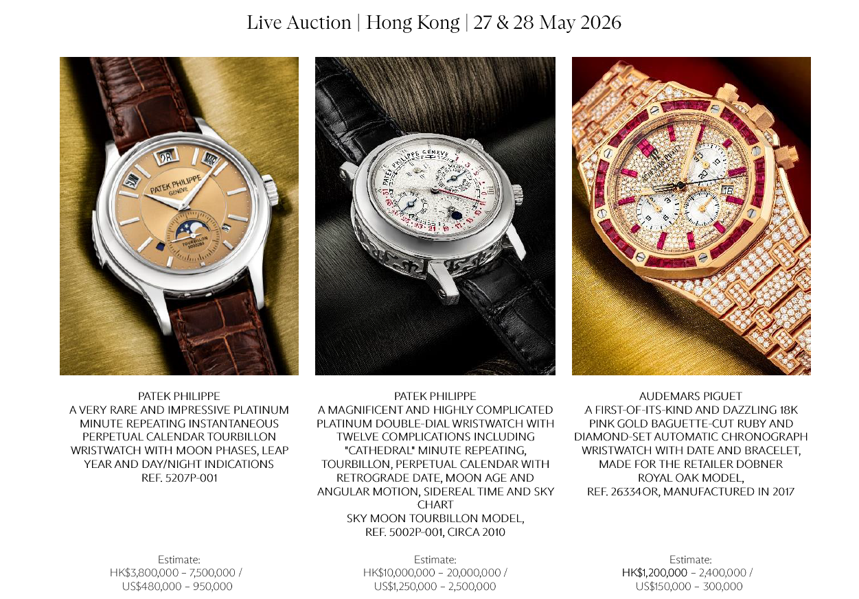 Christie’s Presents “Kronos: Titans of Time Collection”