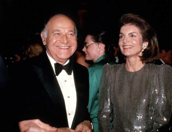 Tempelsman with Jacqueline Kennedy Onassis, his companion for more than a decade