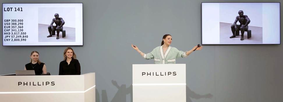 Phillips’ Modern & Contemporary Art Day Sale Realises £6 Million, Bringing The Combined Total For The Week To £21.4 Million