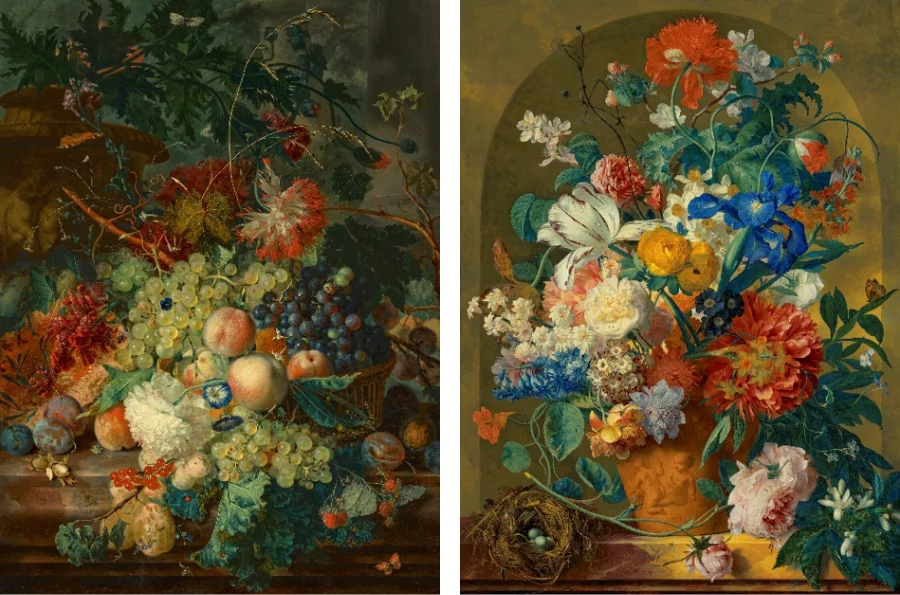 Jan van Huysum still life paintings