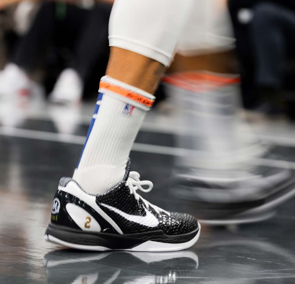 Game-worn pair from the auction