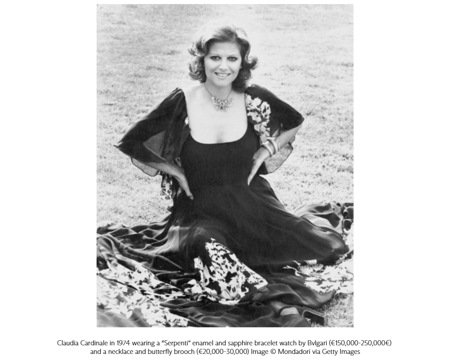 Claudia Cardinale jewelry collection