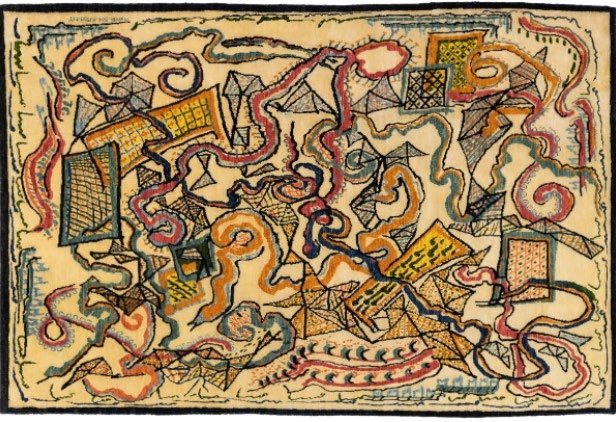 A work from the sale of sixty pieces drawn from seven Dubai galleries.
