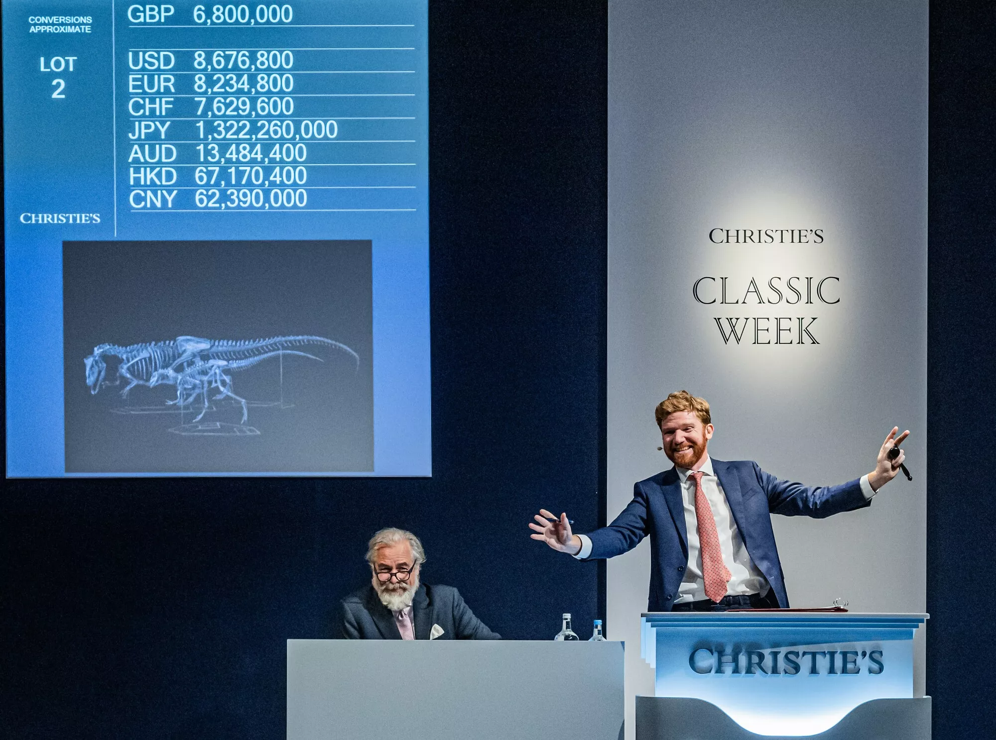 Christie's 'Jurassic Icons' Dinosaur Sale Makes £12.4M in London