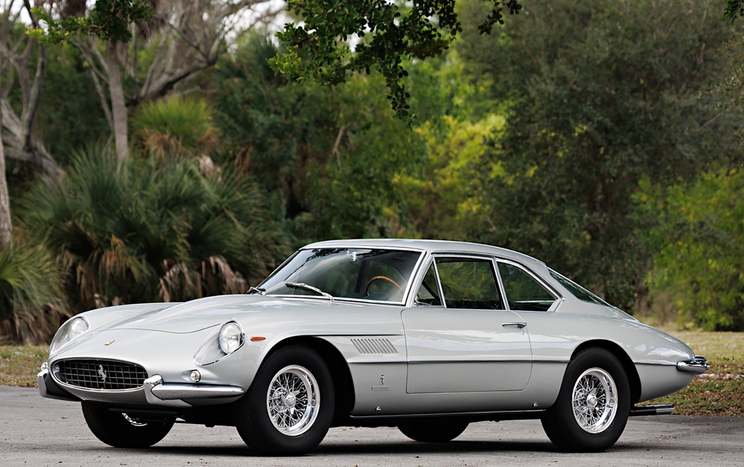 Ferrari 400 Superamerica, Vignale-Bodied Siata 208 CS, Bentley R-Type Continental Fastback, and Mercedes-Benz 300 SLs at Amelia Island
