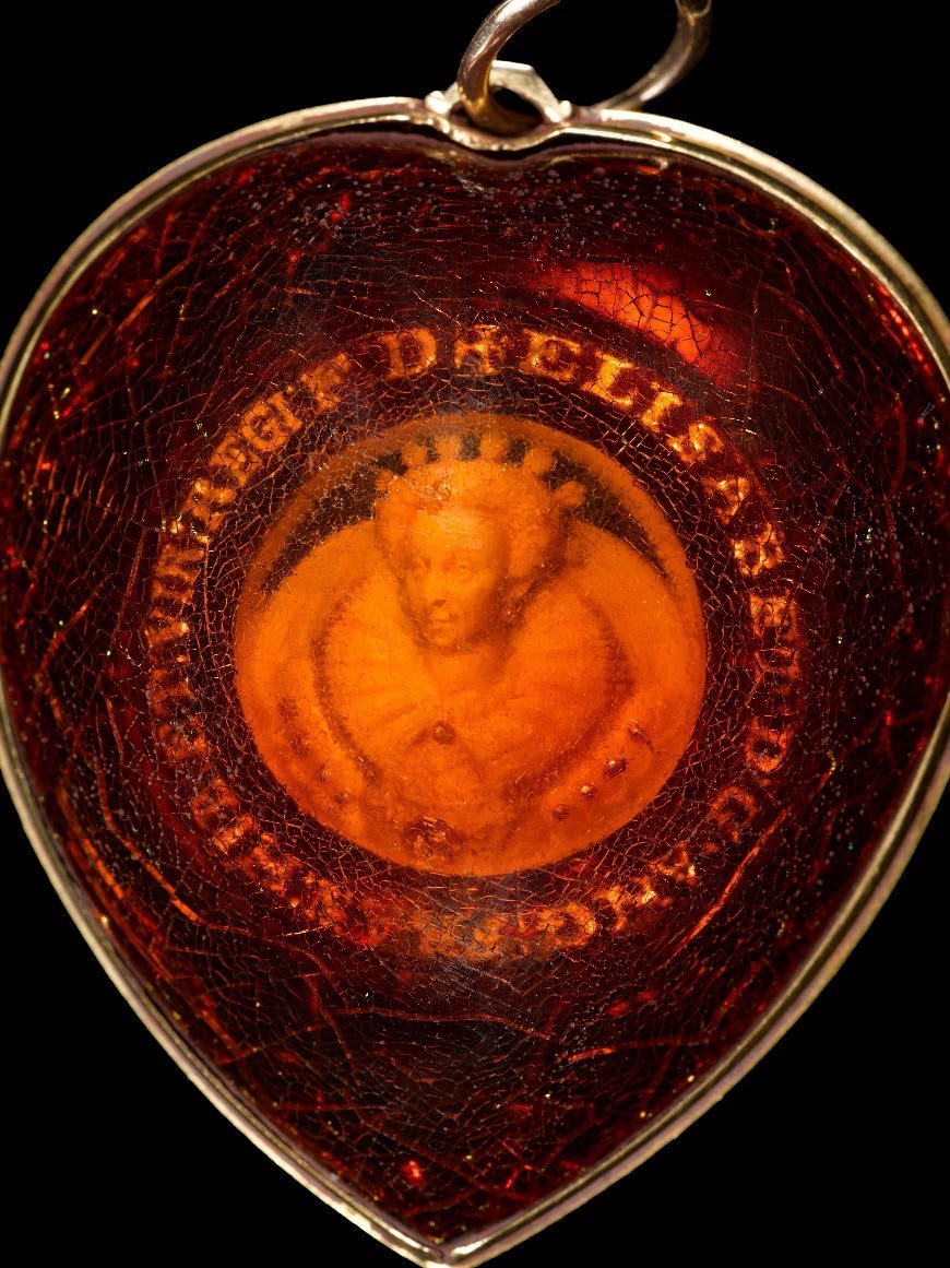 Portrait of Queen Elizabeth I carved in white amber, circa 1600 (est. &pound;100,000 to 150,000)