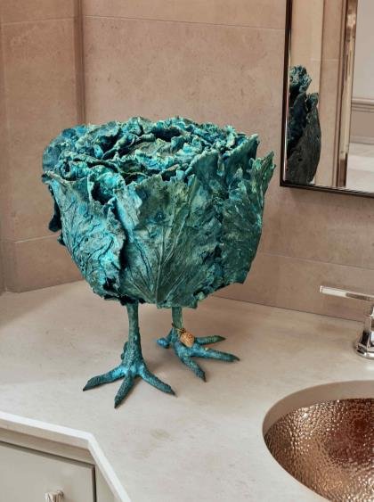 Claude Lalanne, a unique Choupatte, one of a defining group of works by Les Lalanne in the collection.