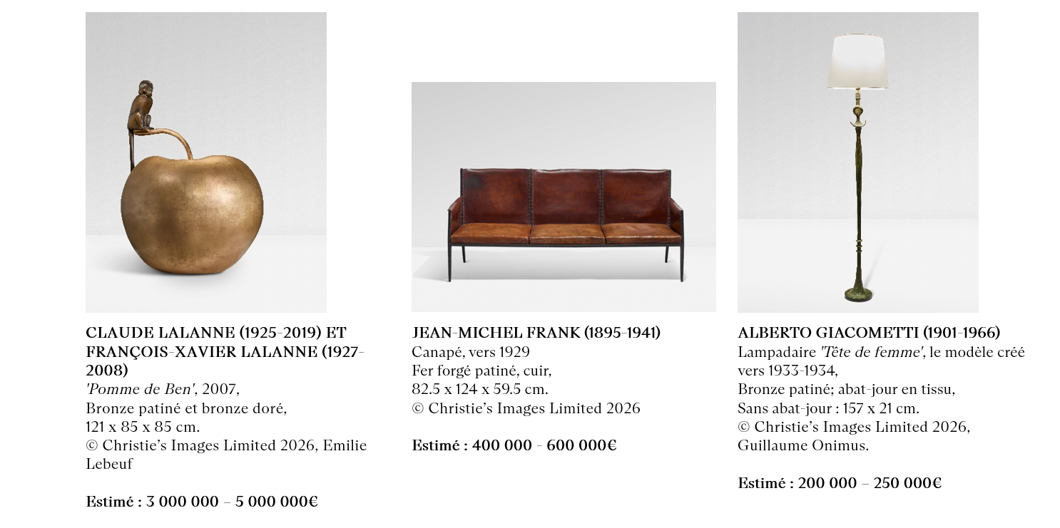 Une importante collection Art déco  au cœur de la vente Design
