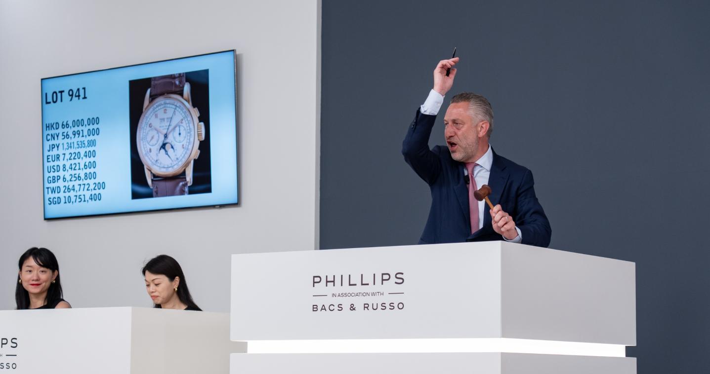 Phillips Makes History by Selling the Highest Value Timepiece Ever Sold in Asia