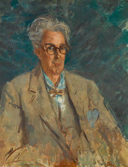 Augustus John, Portrait of W.B. Yeats, 1930. Estimate 70,000 to 100,000 pounds.
